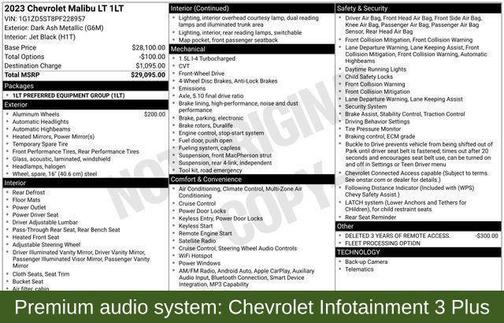 2023 Chevrolet Malibu FWD 1LT