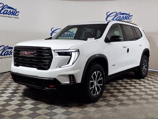 White 2026 GMC Acadia AT4 AWD