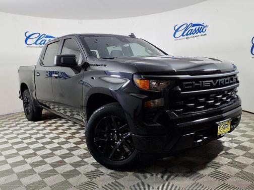 Black 2023 Chevrolet Silverado 1500 Custom