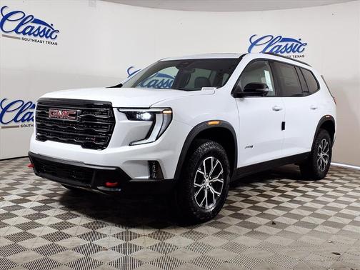 White 2026 GMC Acadia AT4 AWD