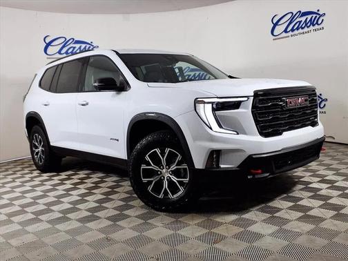 White 2026 GMC Acadia AT4 AWD