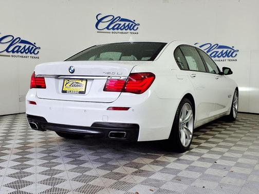 White 2014 BMW 750 Li