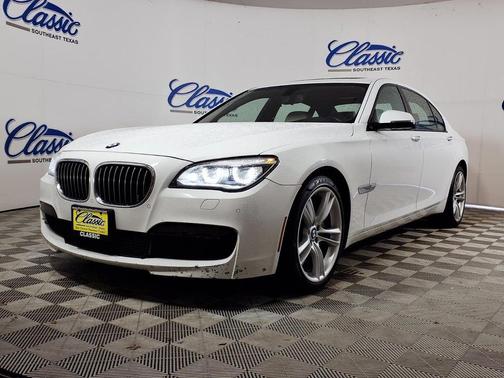 White 2014 BMW 750 Li