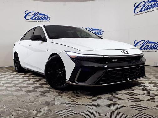 White 2025 Hyundai ELANTRA N Line