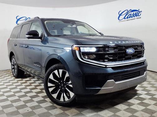 Blue 2025 Ford Expedition Platinum