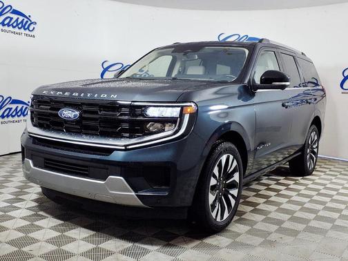 Blue 2025 Ford Expedition Platinum