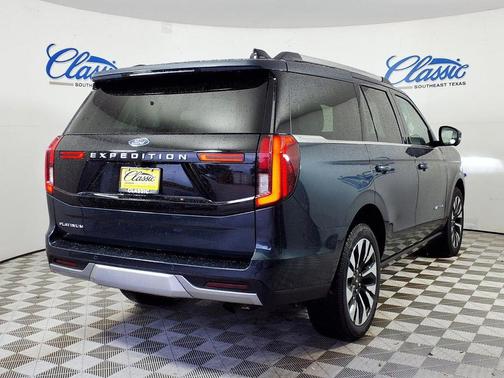 Blue 2025 Ford Expedition Platinum
