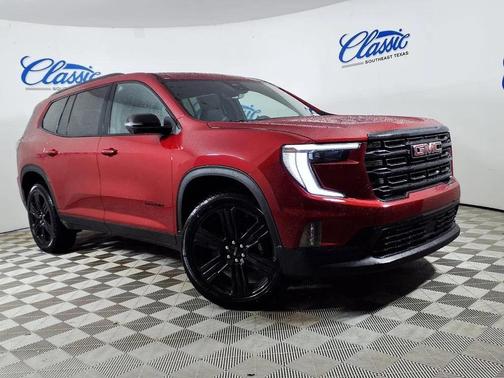 Red 2026 GMC Acadia Elevation AWD
