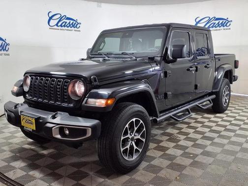 Black 2024 Jeep Gladiator Sport S