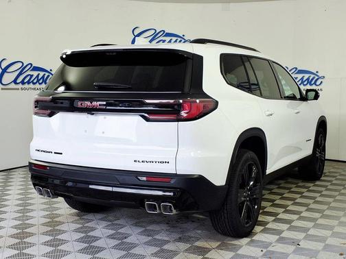 White 2026 GMC Acadia Elevation AWD