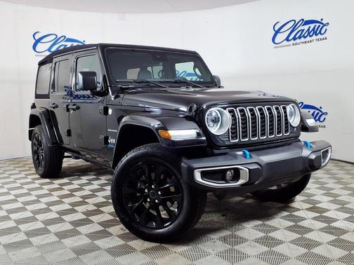 Black Clearcoat 2024 Jeep Wrangler 4xe Sahara
