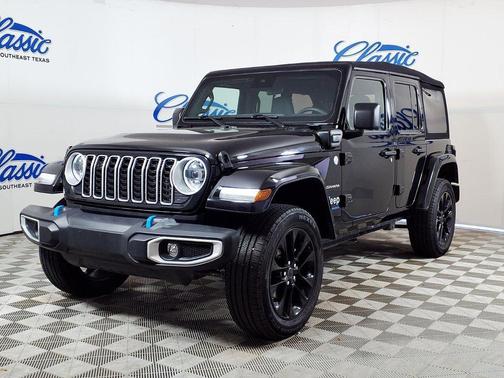 Black Clearcoat 2024 Jeep Wrangler 4xe Sahara
