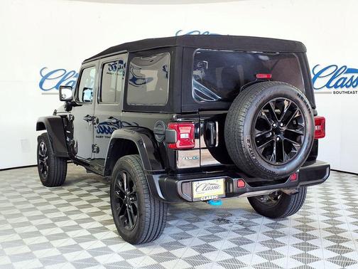 Black Clearcoat 2024 Jeep Wrangler 4xe Sahara