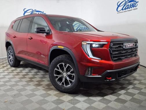 Red 2026 GMC Acadia AT4 AWD