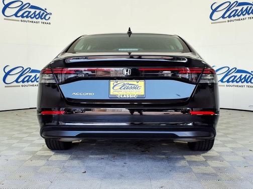 Black 2023 Honda Accord LX 1.5T