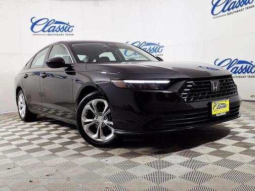Black 2023 Honda Accord LX 1.5T