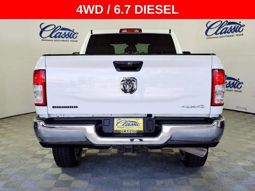 White 2024 RAM 2500 Big Horn Crew Cab 4x4 6'4' Box