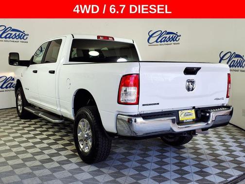 White 2024 RAM 2500 Big Horn Crew Cab 4x4 6'4' Box