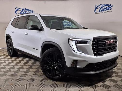 White 2026 GMC Acadia Elevation FWD