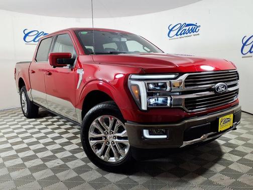 Red 2025 Ford F-150 King Ranch