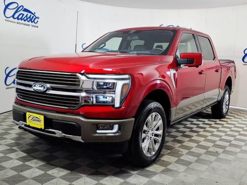 Red 2025 Ford F-150 King Ranch
