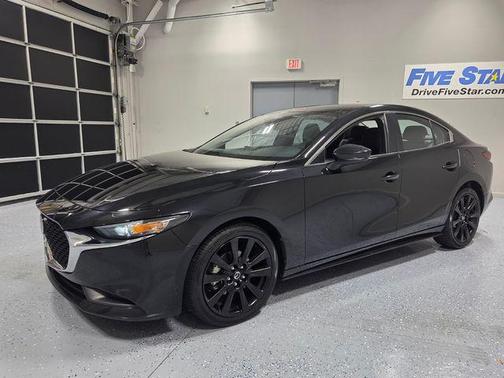 Jet Black Mica 2025 Mazda Mazda3 2.5 S Select Sport