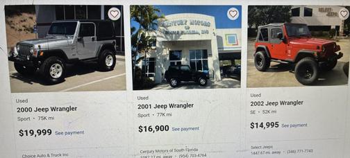 2000 Jeep Wrangler SE