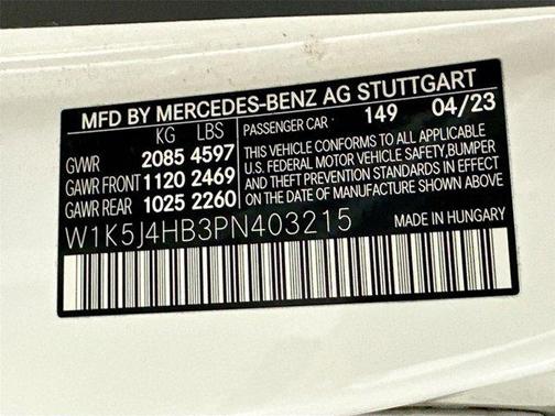 Polar White 2023 Mercedes-Benz CLA 250 Base 4MATIC