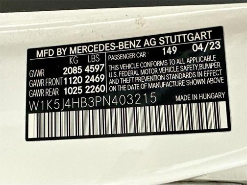Polar White 2023 Mercedes-Benz CLA 250 Base 4MATIC