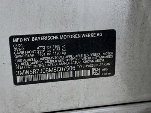 Mineral White Metallic 2021 BMW 330 i xDrive