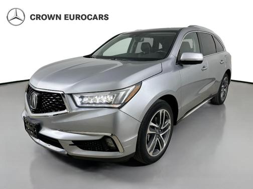 Lunar Silver Metallic 2018 Acura MDX 3.5L w/Advance Package