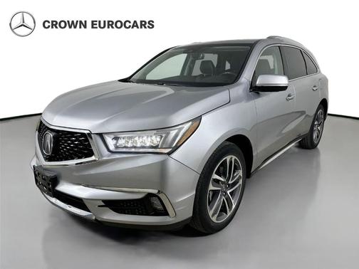 Lunar Silver Metallic 2018 Acura MDX 3.5L w/Advance Package