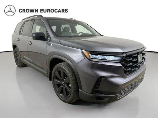 Modern Steel Metallic 2025 Honda Pilot Black Edition