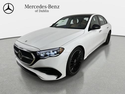 Moonlight White 2026 Mercedes-Benz E-Class E 450 4MATIC