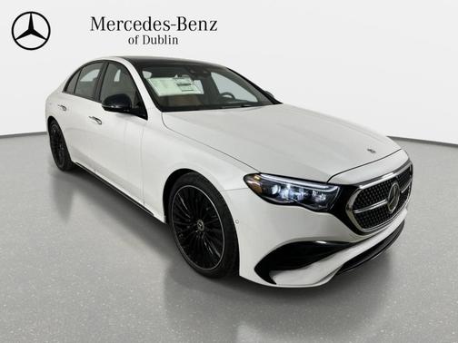 Moonlight White 2026 Mercedes-Benz E-Class E 450 4MATIC