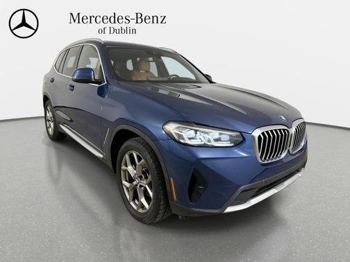 Blue 2022 BMW X3 xDrive30i