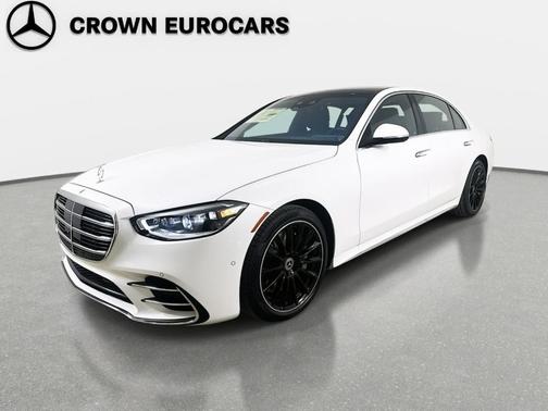 MANUFAKTUR Moonlight White Metallic 2026 Mercedes-Benz S-Class Base