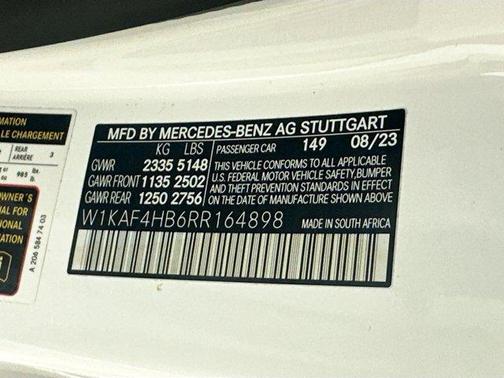 Polar White 2024 Mercedes-Benz C-Class C 300 4MATIC