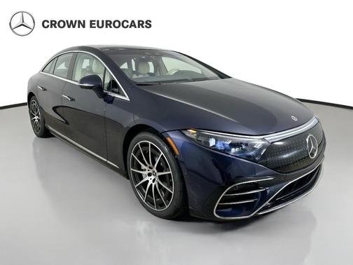 Nautical Blue Metallic 2022 Mercedes-Benz EQS 580 Base 4MATIC
