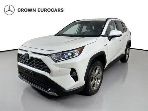 Blizzard Pearl 2020 Toyota RAV4 Hybrid Limited