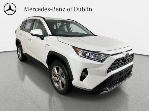 Blizzard Pearl 2020 Toyota RAV4 Hybrid Limited