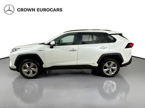 Blizzard Pearl 2020 Toyota RAV4 Hybrid Limited