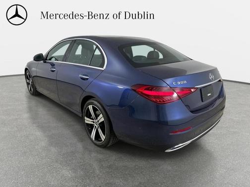 Blue 2024 Mercedes-Benz C-Class C 300 4MATIC