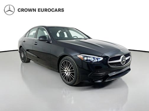 Black 2025 Mercedes-Benz C-Class