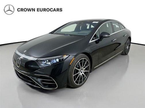 Obsidian Black Metallic 2023 Mercedes-Benz EQS 580 Base 4MATIC