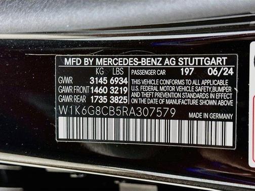 Obsidian Black Metallic 2024 Mercedes-Benz AMG S 63 E Base