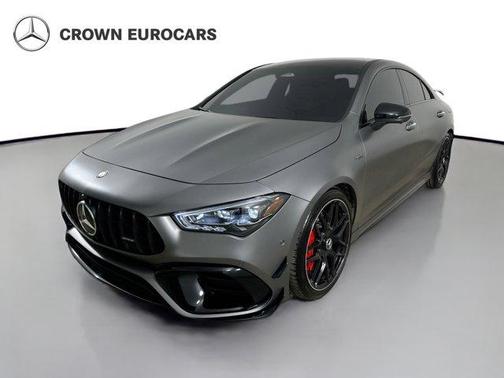 Gray 2025 Mercedes-Benz AMG CLA 45 Base 4MATIC
