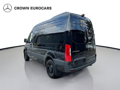 Jet Black 2025 Mercedes-Benz Sprinter 2500 144 WB Standard Roof Passenger