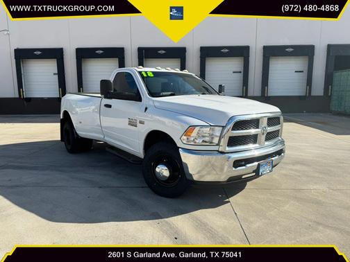 Bright White Clearcoat 2018 RAM 3500 Tradesman Regular Cab 4x2 8' Box