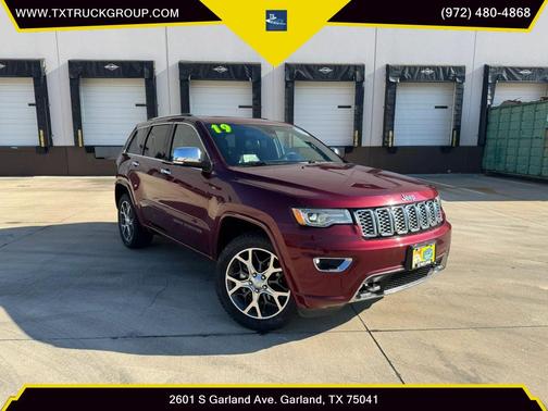Velvet Red Pearlcoat 2019 Jeep Grand Cherokee Overland